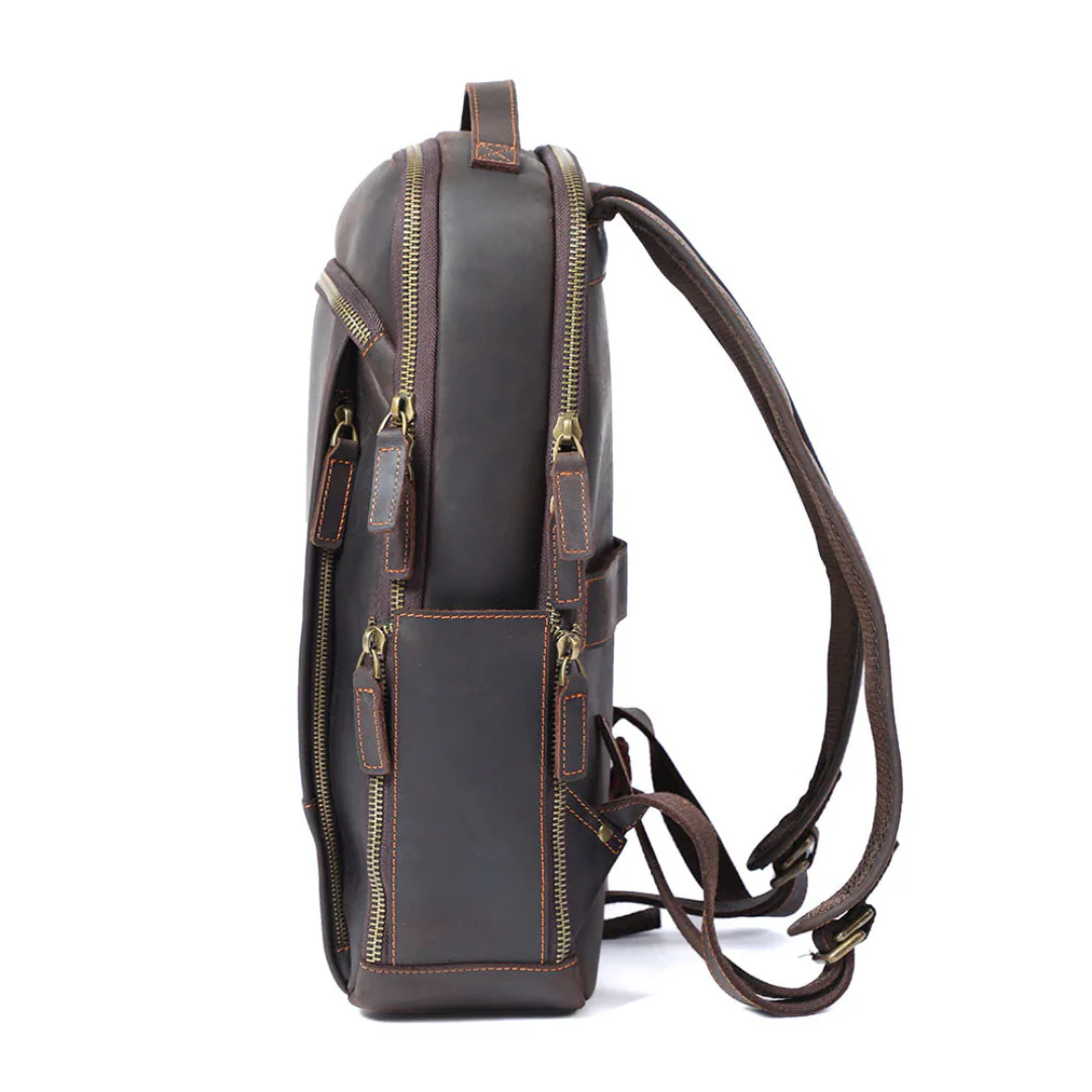 Sandra | Modern Zip-Front Backpack