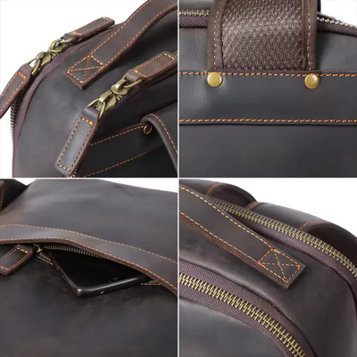 Sandra | Modern Zip-Front Backpack