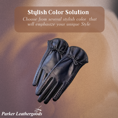 Edna | Bow Accent Gloves