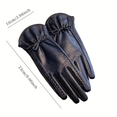 Edna | Bow Accent Gloves