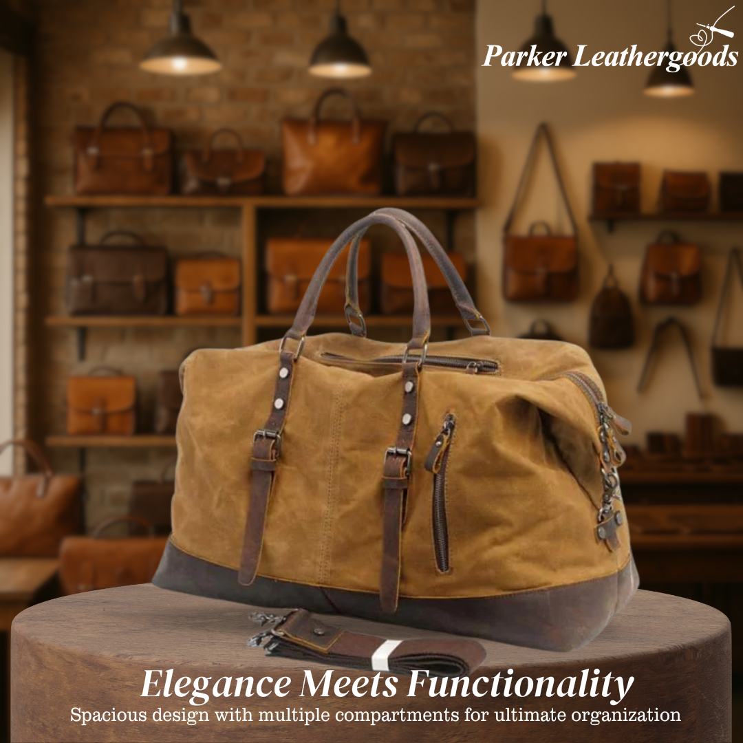 Billie | Large Interior Canvas Duffel Bag