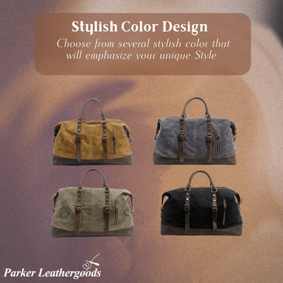 Billie | Large Interior Canvas Duffel Bag