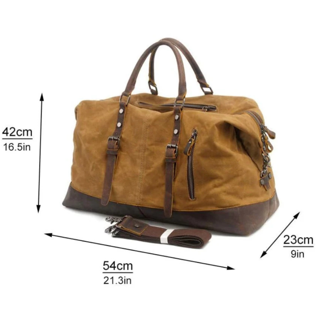 Billie | Large Interior Canvas Duffel Bag
