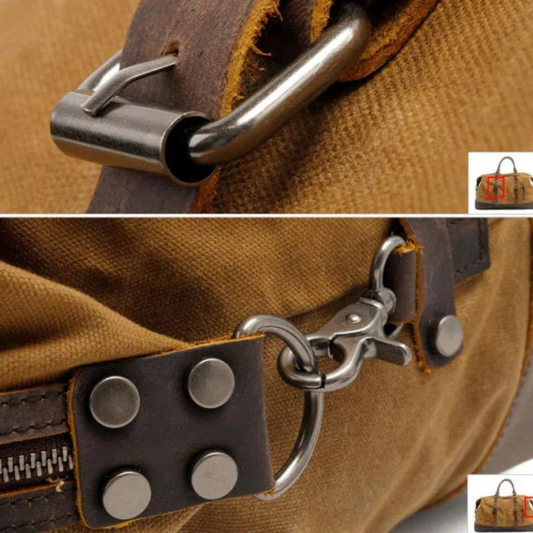 Billie | Large Interior Canvas Duffel Bag