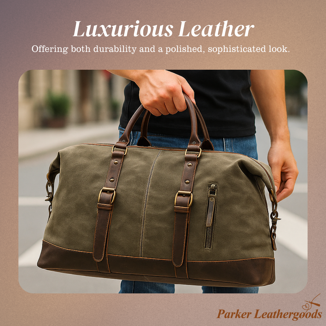 Billie | Large Interior Canvas Duffel Bag