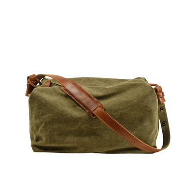 Perry | Canvas & Leather Duffel Bag