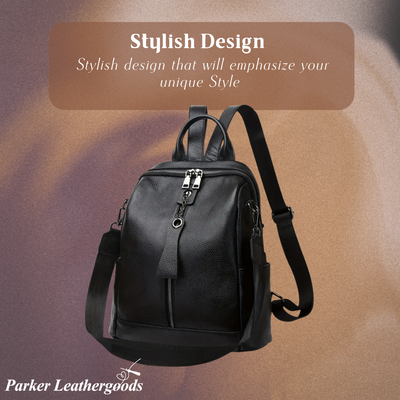 Divine | Black Fashion Backpack