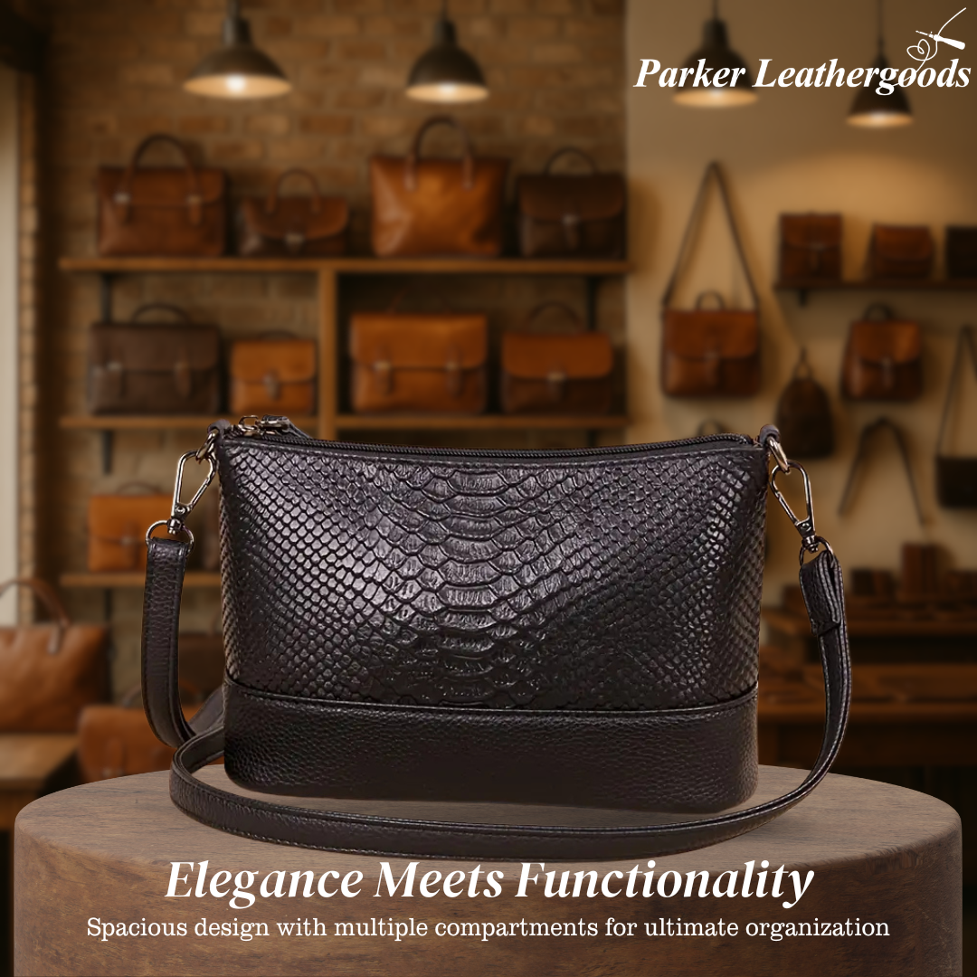Vanessa | Reptile Texture Shoulder Bag