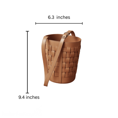 Veyra | Woven Bucket Style Shoulder Bag