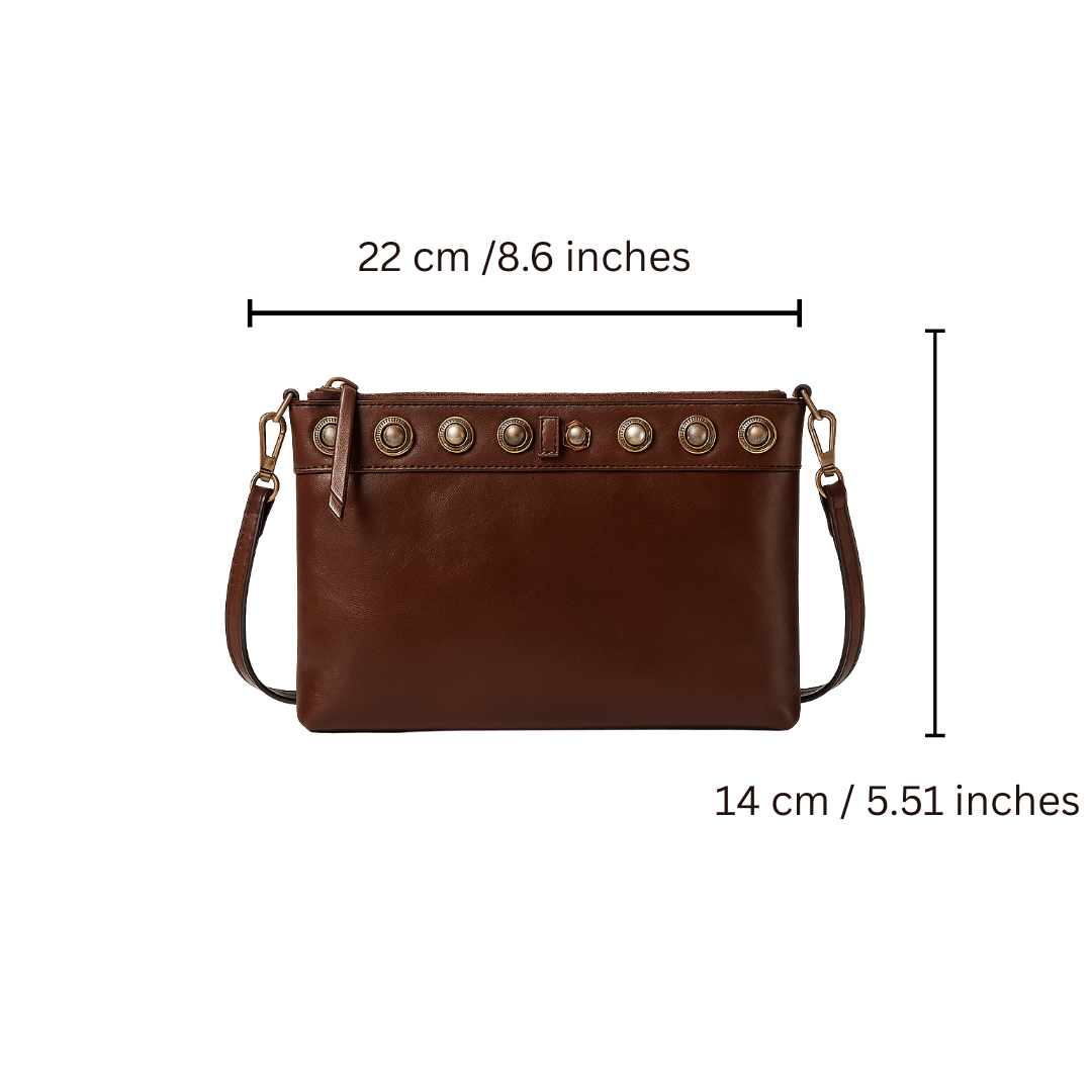 Bravine | Timeless Studded Crossbody Bag