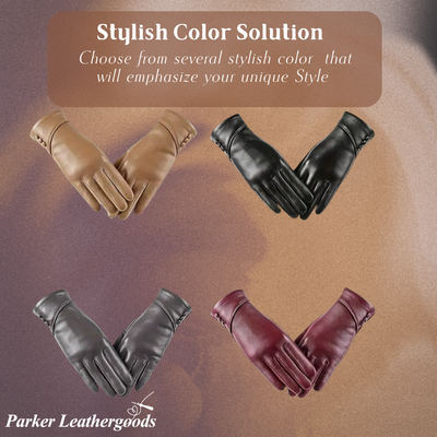 Matias | Button Stylish Accent Gloves