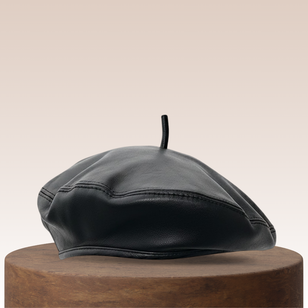 Pierre | Black Classic Parisian Hat