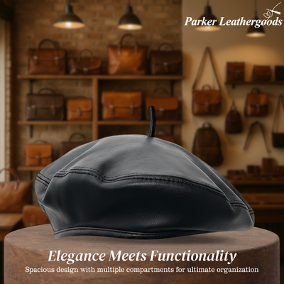 Pierre | Black Classic Parisian Hat