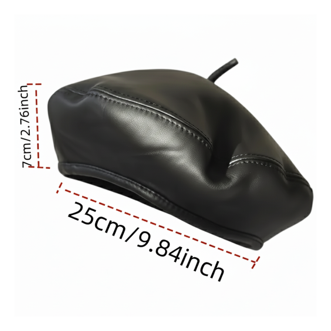 Pierre | Black Classic Parisian Hat