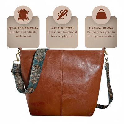 VitaBella | Vintage Charm Leather Shoulder Bag (BUY 1 GET 1 FREE)