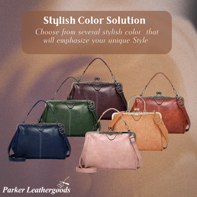 VeraBelle | Vintage Kiss Lock Handbag (BUY 1 GET 1 FREE)