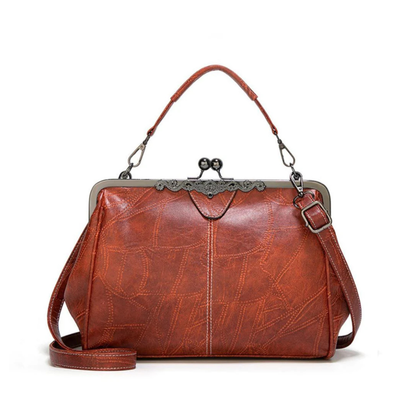 VeraBelle | Vintage Kiss Lock Handbag (BUY 1 GET 1 FREE)