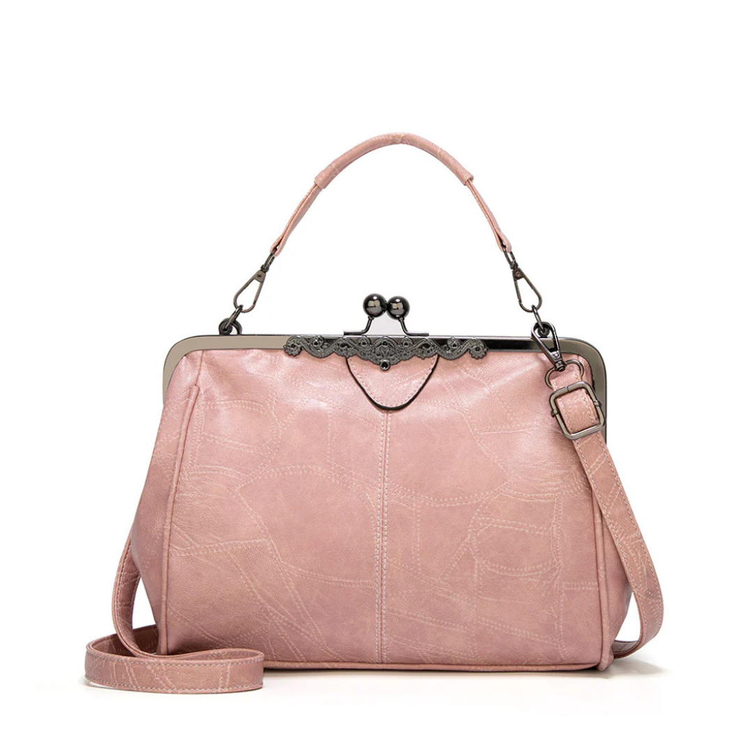 VeraBelle | Vintage Kiss Lock Handbag (BUY 1 GET 1 FREE)