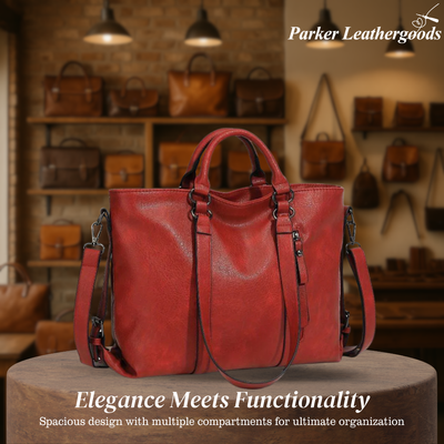 Amara  | Classic Vintage Leather Tote (BUY 1 GET 1 FREE)