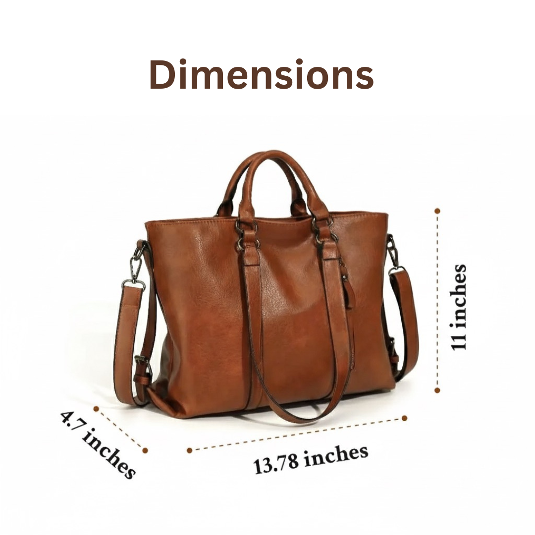 Amara  | Classic Vintage Leather Tote (BUY 1 GET 1 FREE)