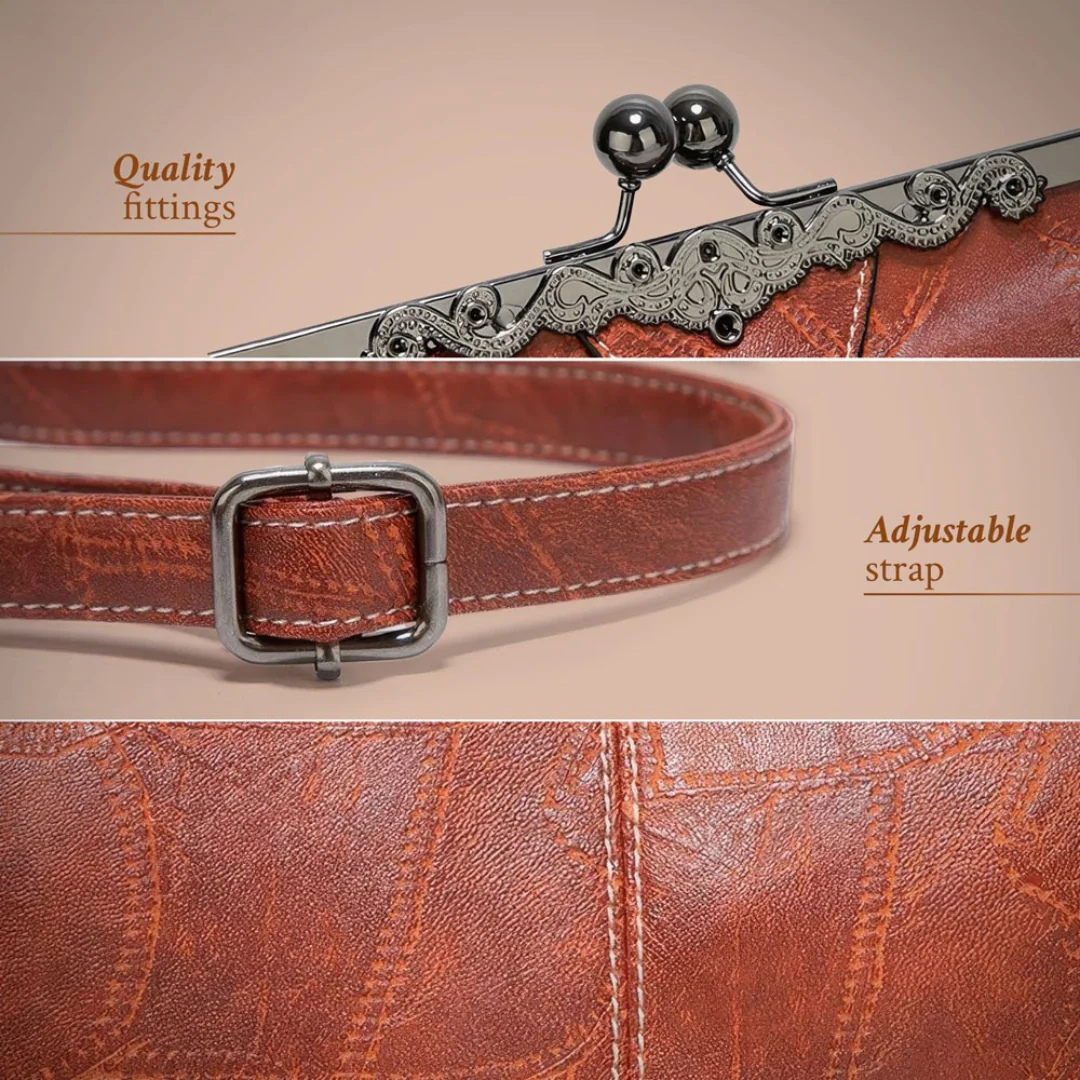 Elaina | Classic Charm Leather Handbag (BUY 1 GET 1 FREE)