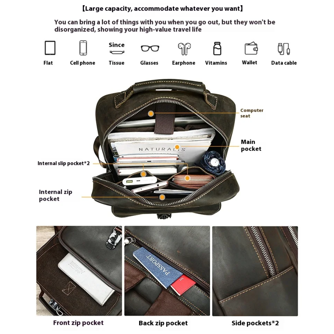 Bravaro | Structured City Backpack