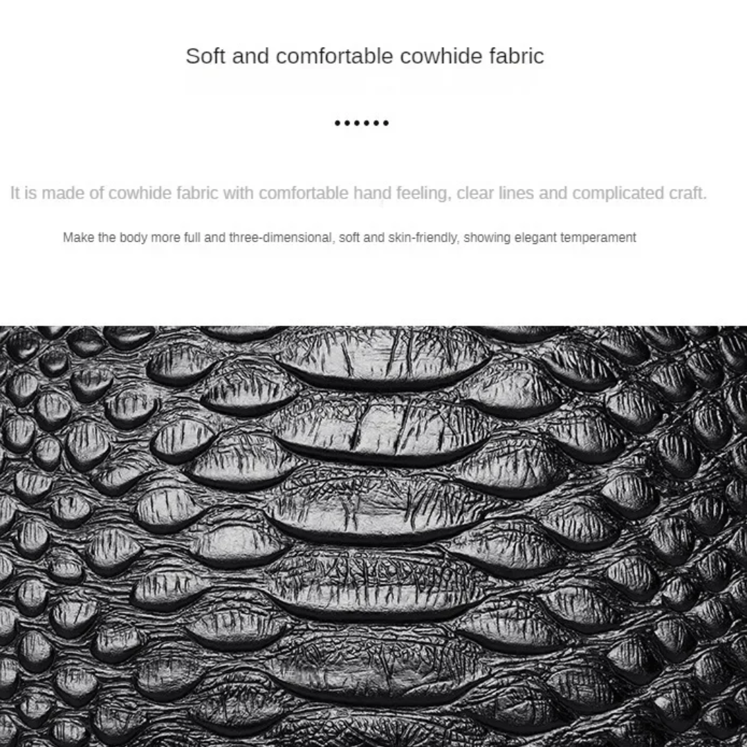 Crovella | Crocodile Texture Shoulder Bag