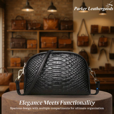 Crovella | Crocodile Texture Shoulder Bag