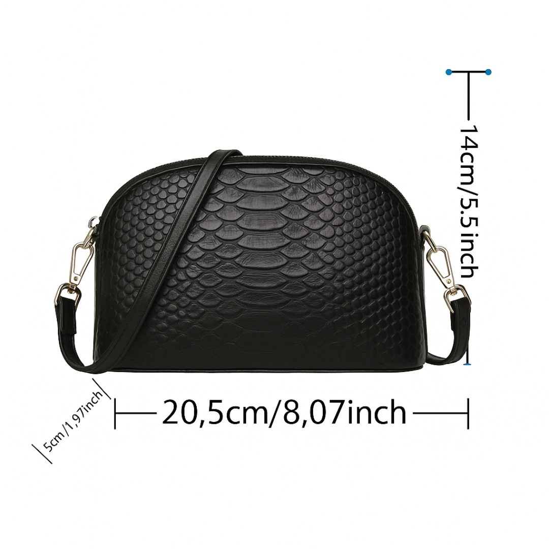 Crovella | Crocodile Texture Shoulder Bag