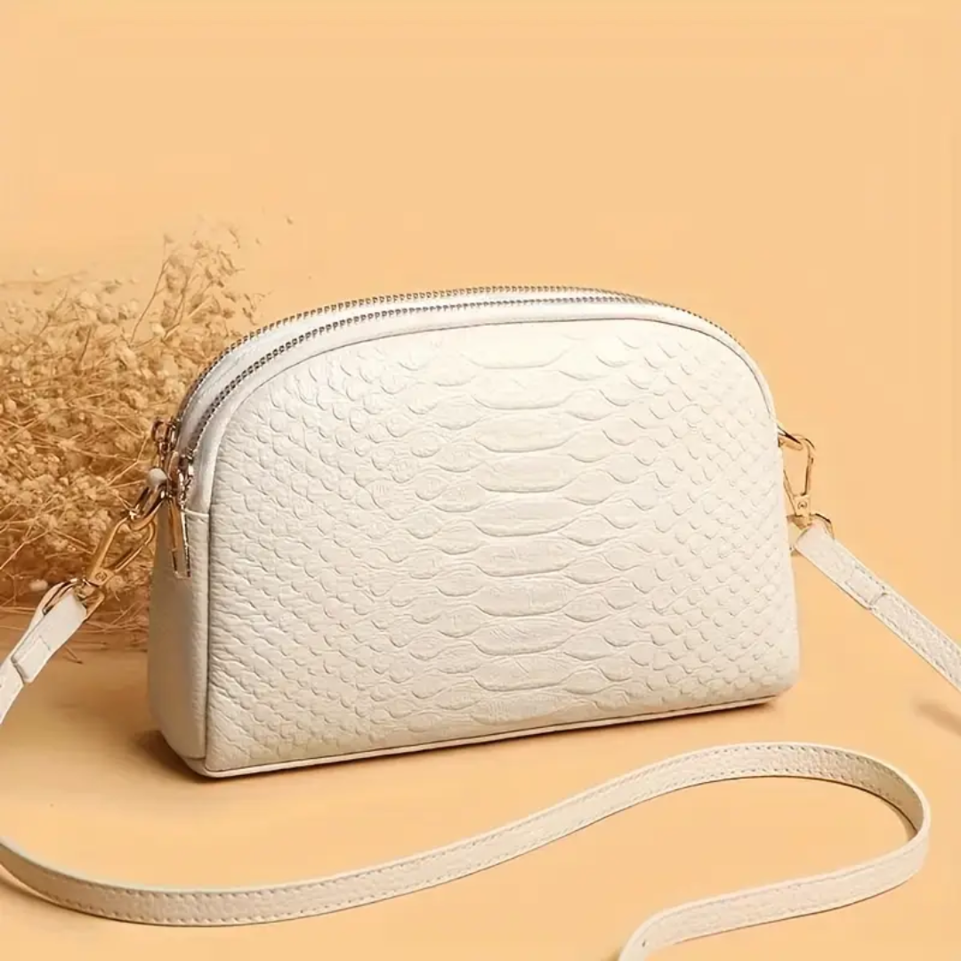Crovella | Crocodile Texture Shoulder Bag
