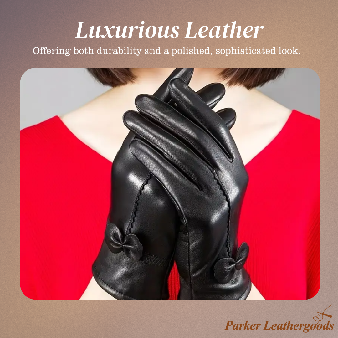 Belinda | Vibrant Bow Detail Gloves
